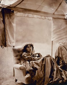 Portrét Jane Morris (1839-1914) 1865 (tisk alba)